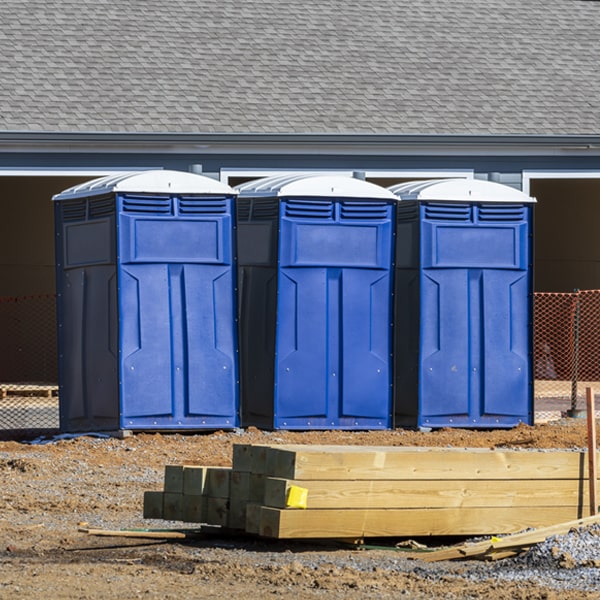 do you offer hand sanitizer dispensers inside the portable toilets in Reade Pennsylvania